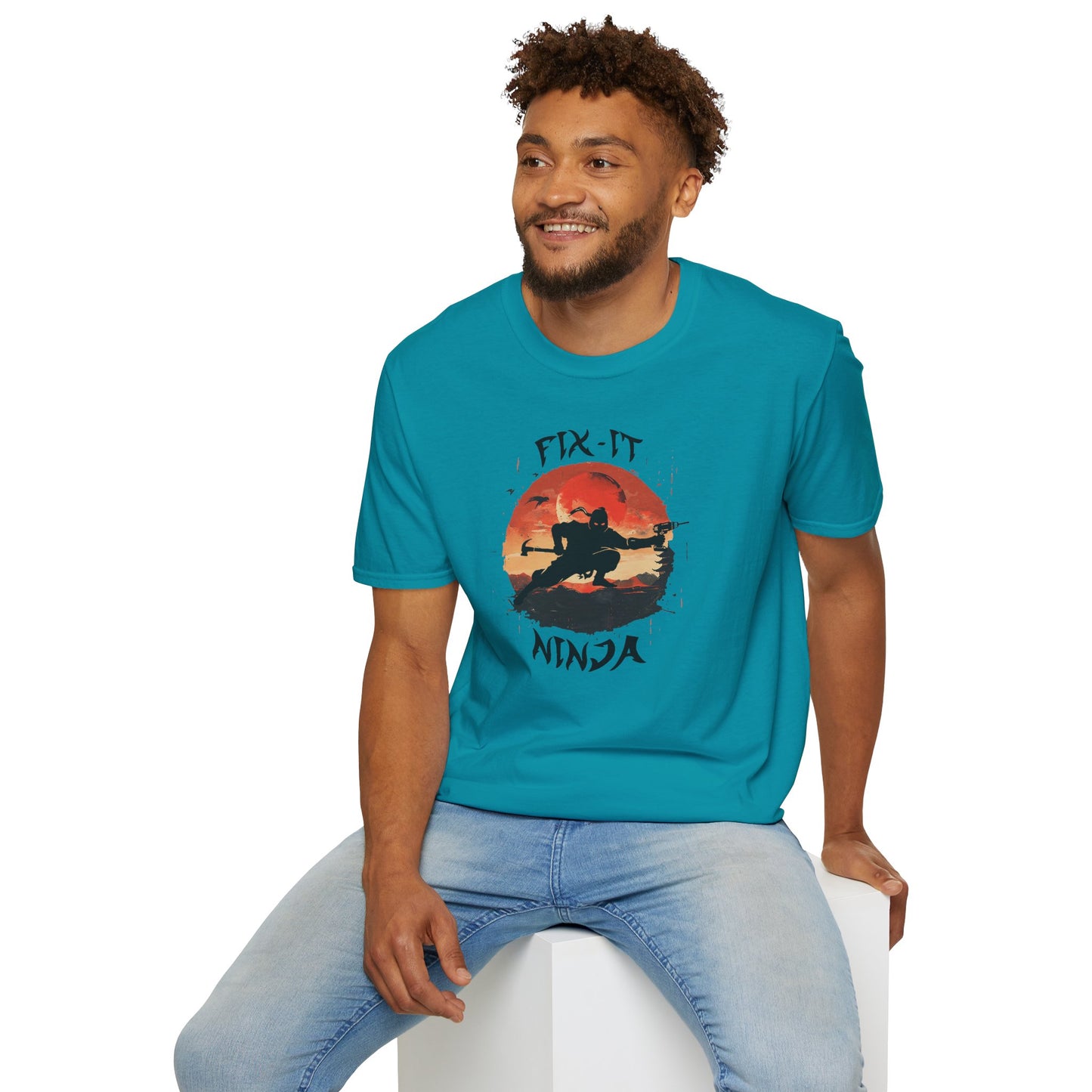 Ninja Handyman - Unisex - Softstyle T-Shirt