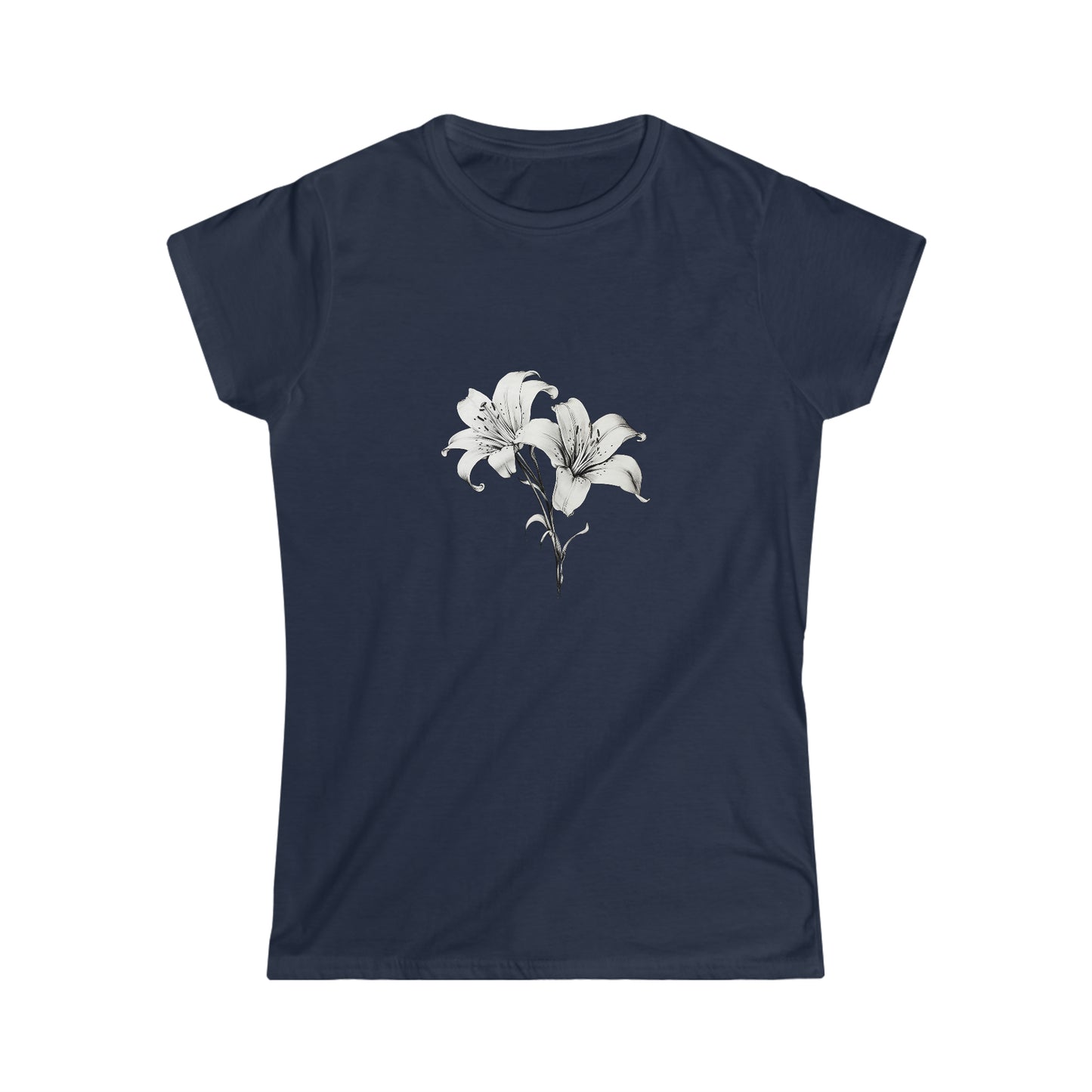 Lily Flower - Women's Softstyle Tee