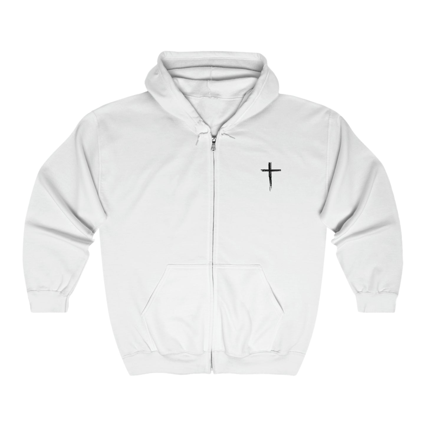Christian Hooded Sweatshirt - Christian Warrior - Unisex Full Zip