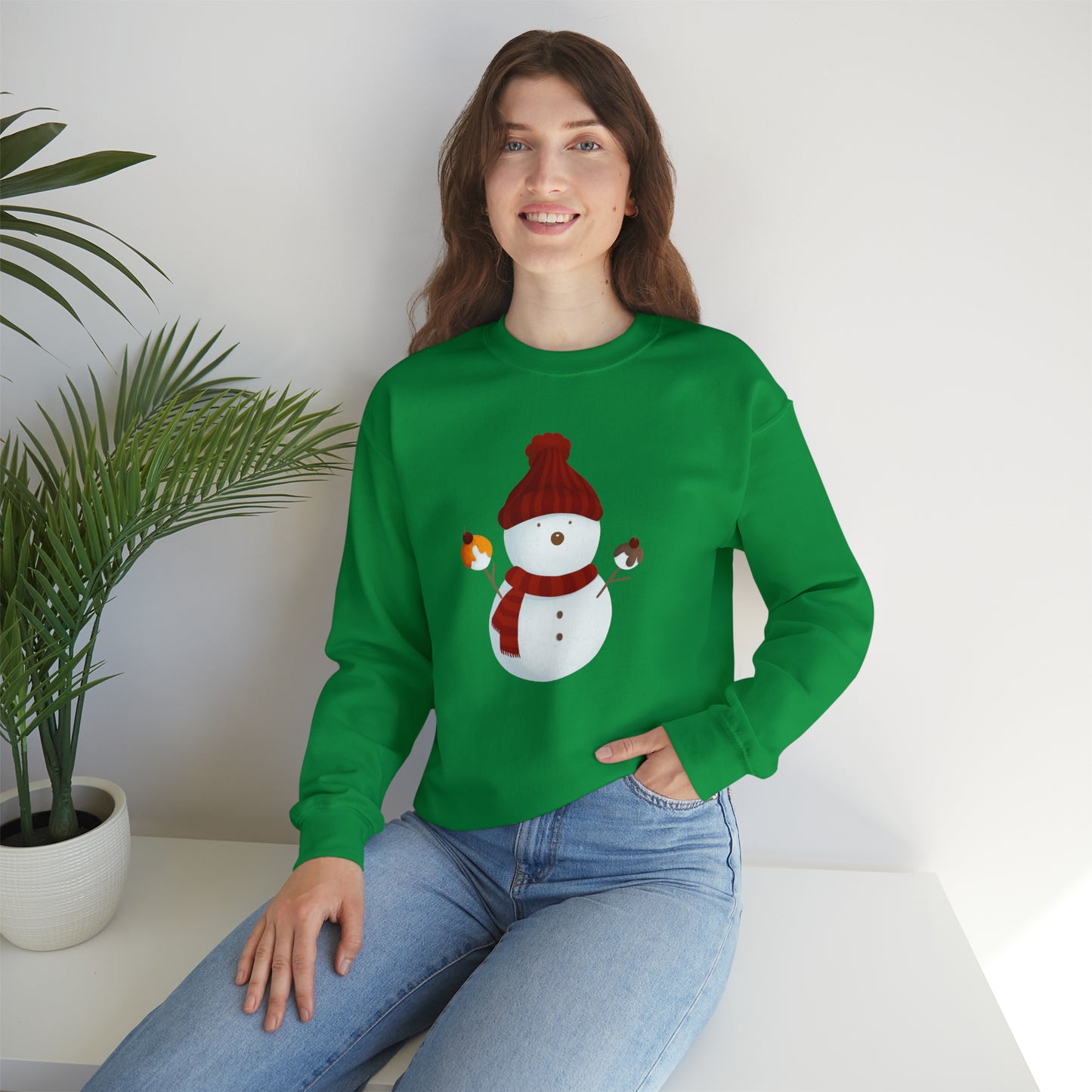 Christmas Sweater - Snowman - Unisex - Heavy Blend Crewneck Sweatshirt
