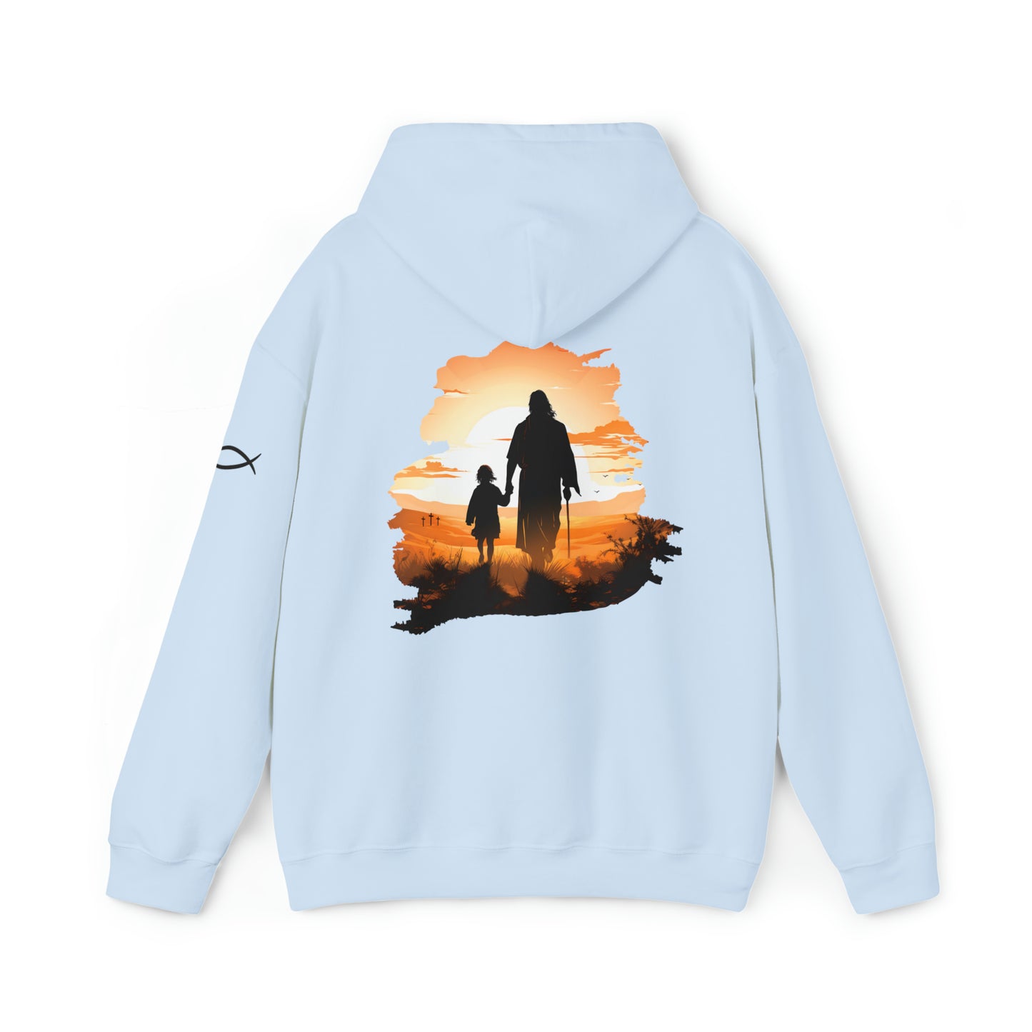 Christian Hooded Sweatshirt - Jesus The Good Shepherd - Unisex