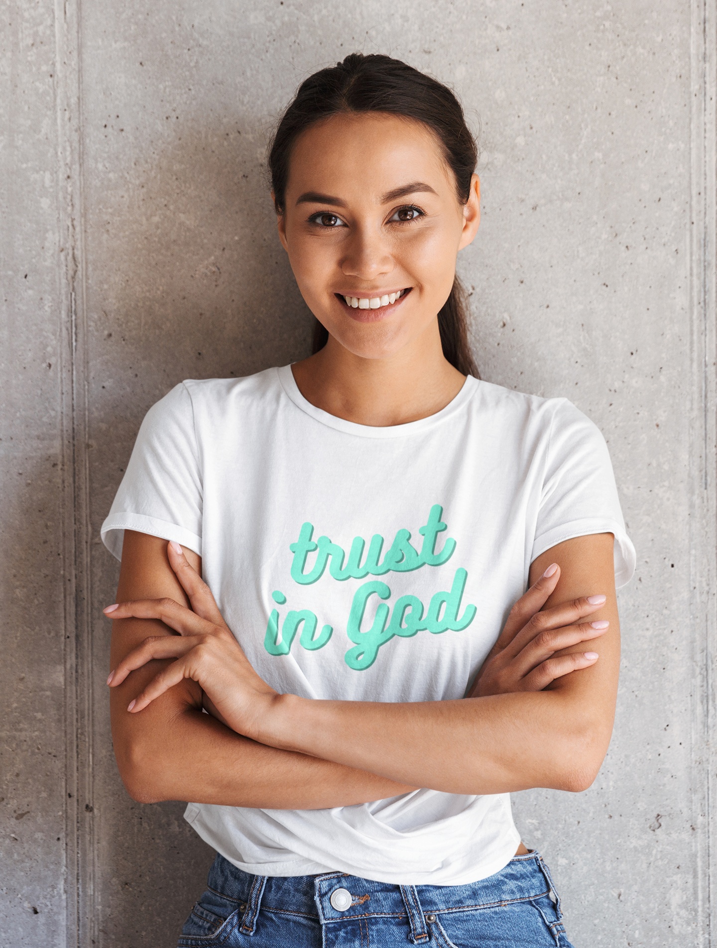 Christian T-Shirt - Trust In God - Women